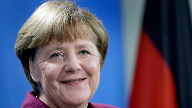 German Chancellor Angela Merkel says she will seek a fourth term. (AAP)