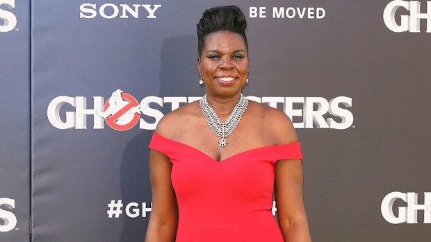 Leslie Jones at the premiere of Ghostbusters. (Getty Images)