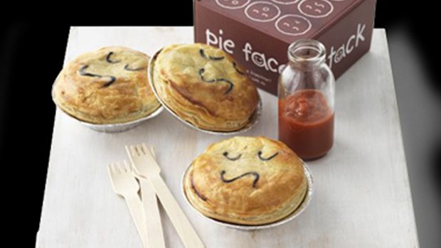 A publicity image from Pie Face shows its chunk steak pie. (Supplied)