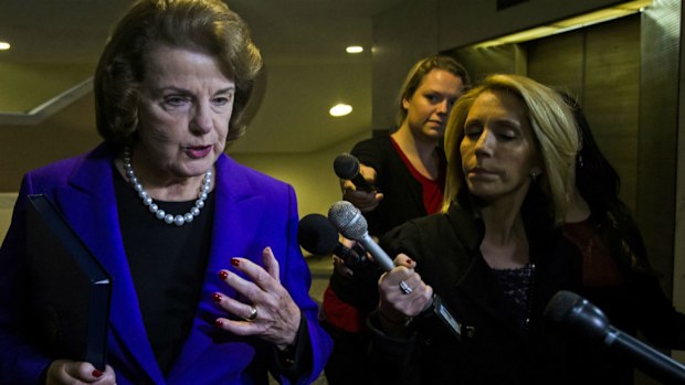 Californian Senator Dianne Feinstein speaks to reporters ahead of the report. (AAP)
