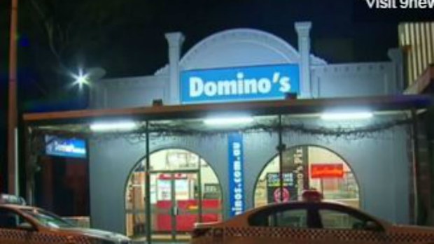 The robbery occurred at the Domino's store in Port Adelaide. (9NEWS)