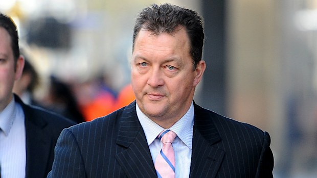 Former drug squad detective Paul Dale at Hodson coronial inquest. (AAP)