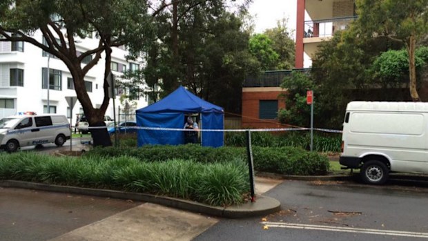 The man's body was found in a Rosebery charity bin. (Renae Henry/9NEWS)
