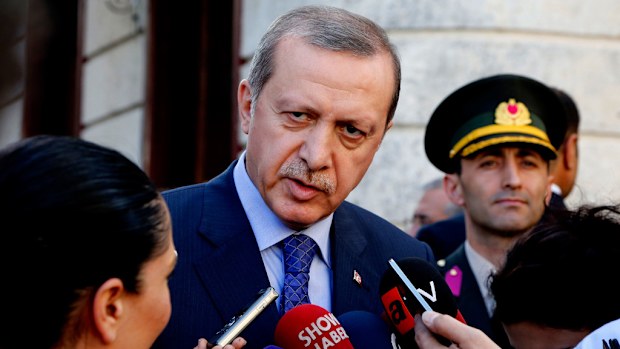 Turkish president Recep Tayyip Erdogan. (AAP)