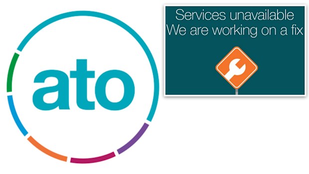 The Australian Taxation Service's online services failed yesterday. (Twitter)