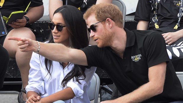 The Duke and Duchess of Sussex making their first public appearance at the Invictus Games in Canada.