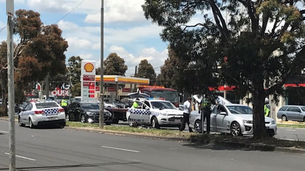 A man has been arrested at Northland shopping centre after driving an allegedly stolen car. (9NEWS)