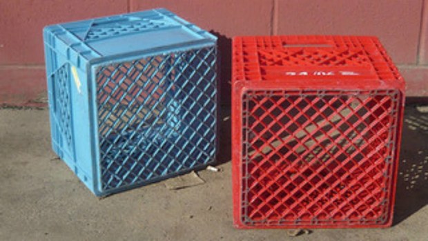 The type of milk crate used in a domestic dispute in the Northern Territory. (Flickr)