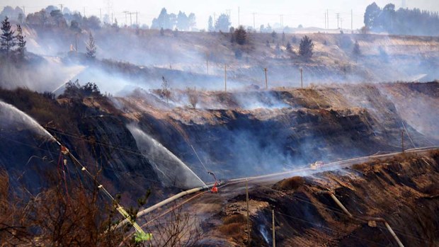 Toxic smoke blanketed the Latrobe Valley in February. 