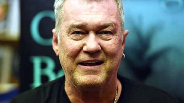 Entertainer Jimmy Barnes at a book signing for his new book "Working Class Boy" at Dymocks bookstore in Sydney on September 19. (AAP)