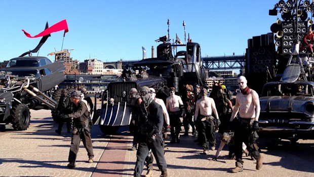 The bandits descend! (Twitter - @RoadshowFilms)