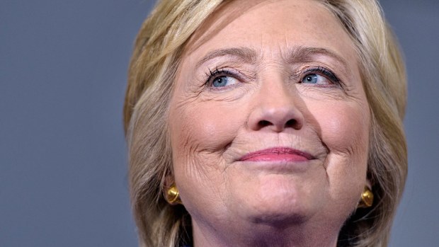 Democratic presidential nominee Hillary Clinton speaks at a rally at Frontline Outreach and Youth Center September 21, 2016 in Orlando, Florida. (AFP)