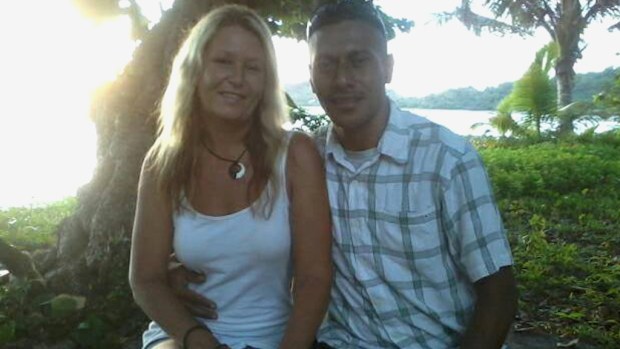 Victorian woman Tracey Ann Maw, pictured with her Fijian boyfriend. (Facebook)
