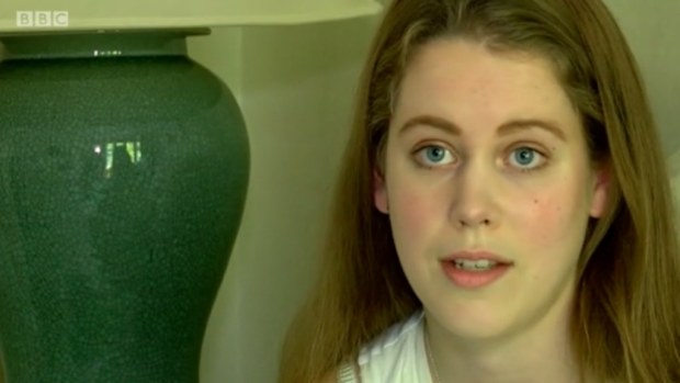 University graduate Anna Jacobs said she was "shocked" to receive the insulting email. (BBC News)