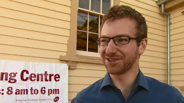 Tom Napthine is hoping to pick up the seat vacated by his Dad, former Victorian Premier Denis Napthine. (9NEWS)