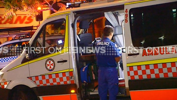 The injured officer was treated for facial injuries. (9NEWS)