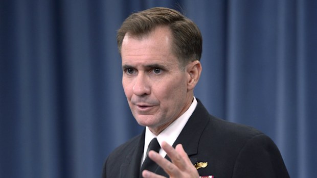 Pentagon Press Secretary Rear Admiral John Kirby. (AAP)