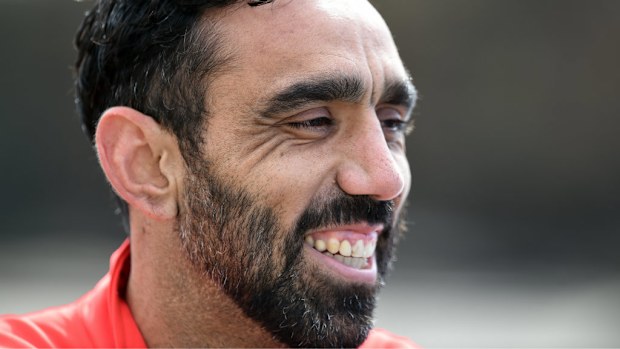2014 Australian of the Year Adam Goodes. (AAP)