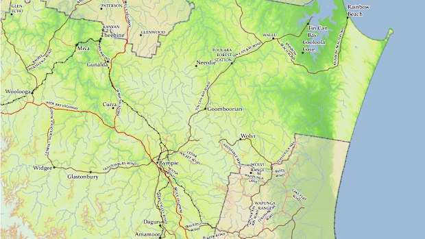 The missing boy was last seen near his home at Wallu, north-east of Gympie, in Queensland. 