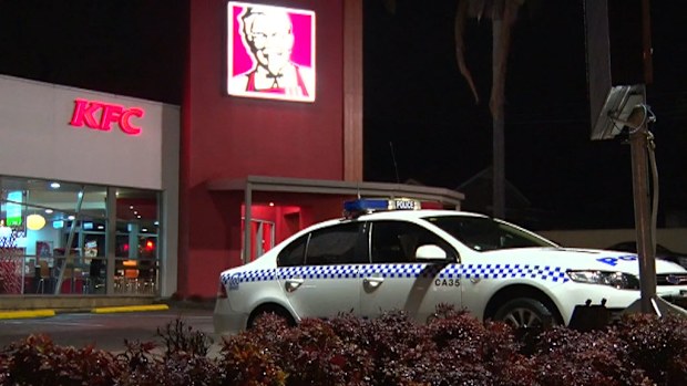 Police at the scene. (9NEWS)