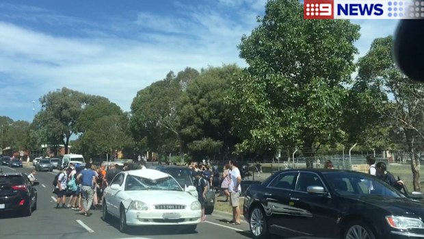 The boy was taken to the Royal Children's Hospital in a serious but stable condition. (9NEWS)
