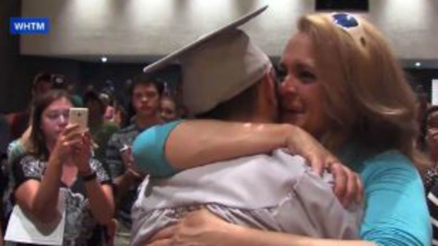 Dunn said the gesture left him "speechless". (ABC News)