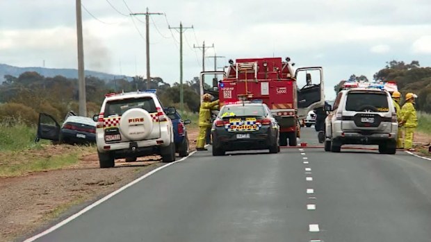 The man died at the scene. (9NEWS)