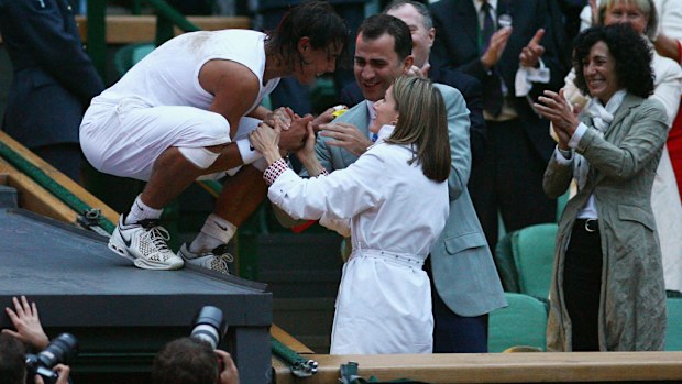 Royals at the tennis