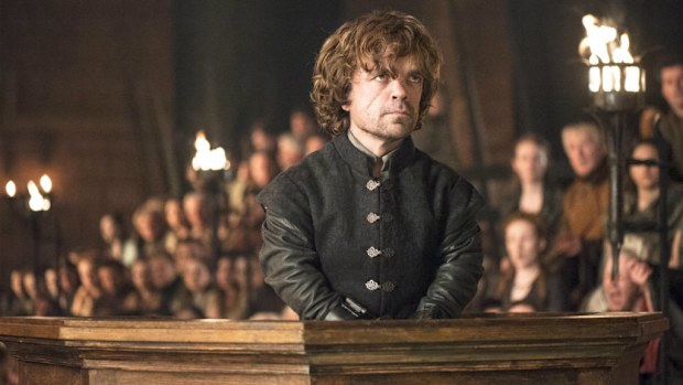 Internet users could find themselves in the dock like Game of Thrones' Tyrion, under new copyright laws from the Australian government. (AAP)