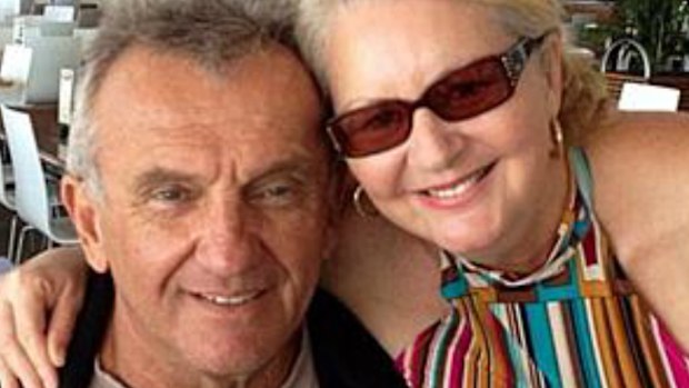 A Facebook photo of victim George Gerbic and accused murderer Lindy Williams.