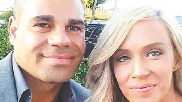 Albert Proud and his former girlfriend Richelle Kadadi.