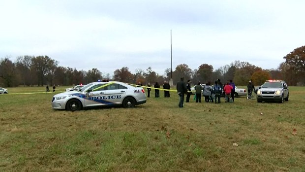 Emergency services at the scene in Kentucky.