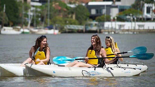 Brisbane River kayaking