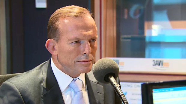 Prime Minister Tony Abbott says funds allocated for the East West Link could potentially be used on other projects. (9NEWS)