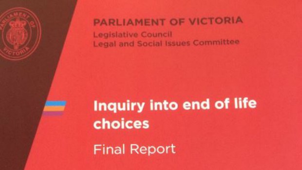 The report has made 49 recommendations, including legalising assisted dying in certain circumstances. (Twitter/Andrew Lund)