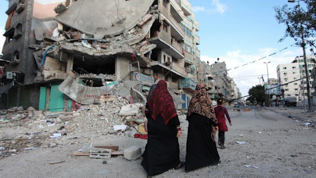 Gaza has been left shattered by the latest military action to take place in its streets. (Getty)