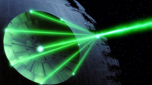 The tractor beam doesn't quite have the pulling power of science fiction versions, such as the famous Star Wars incarnation. 