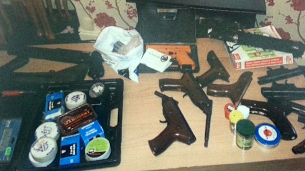 Police discovered weapons at his home. (Picture: West Midlands Police)