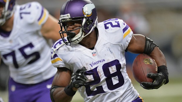 NFL star Adrian Peterson has been indicted on charges of hitting his child with a tree branch. (Getty)