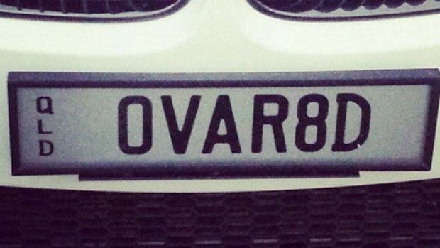 An Instagram account celebrates the finest "Bogan plates" on our roads. (Instagram)