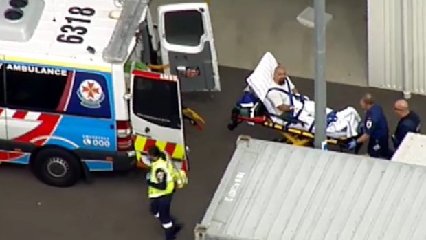 A man has been taken to hospital after suffering a minor stab wound to the back at Port Phillip Prison. (9NEWS)
