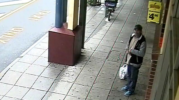Police have released images of a man wanted over the alleged sexual assault of a woman in country Victoria. (Picture: Supplied)