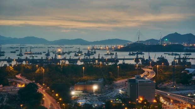 A headless body was found floating in Hong Kong's Victoria Harbour. (File/AFP)