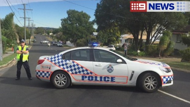 Police have cordoned off some streets near the Eastern Heights scene. (9NEWS)