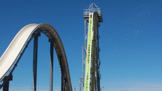 A boy has died on the Verruckt water slide at Schlitterbahn Water Park in Kansas City. (Twitter)