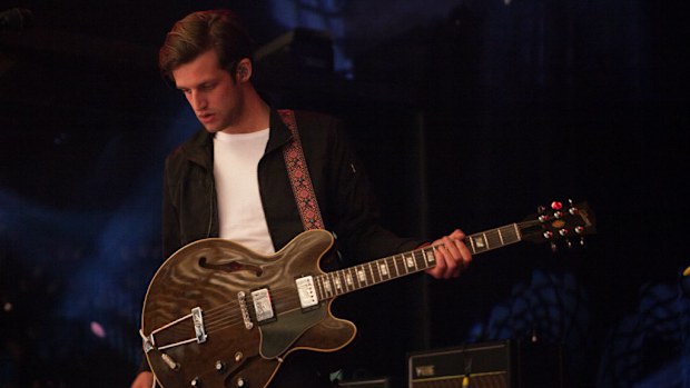 Sam Margin, frontman of NSW band The Rubens. (AAP)