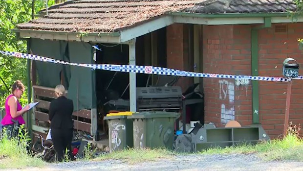 Authorities at the home. (9NEWS)