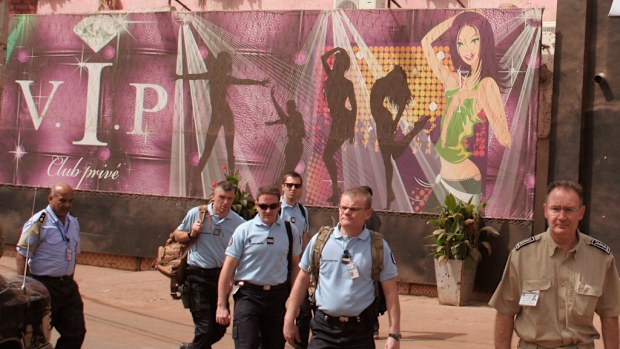 The masked gunman killed five people during the attack. (AAP)