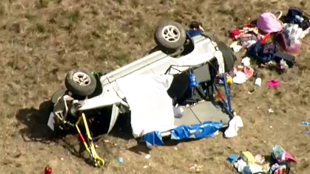 One woman and one boy died in the crash at Molesworth. (9NEWS)