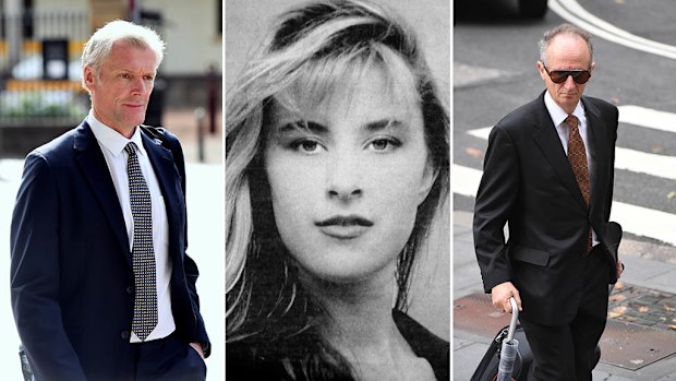 Gordon Wood, Caroline Byrne and prosecutor Mark Tedeschi. (AAP)